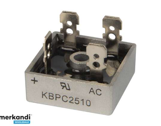 Bridge rectifier, 25A/1000V KBPC2510