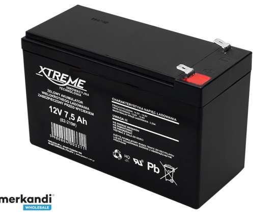 Batterie gel 12V 7.5Ah XTREME