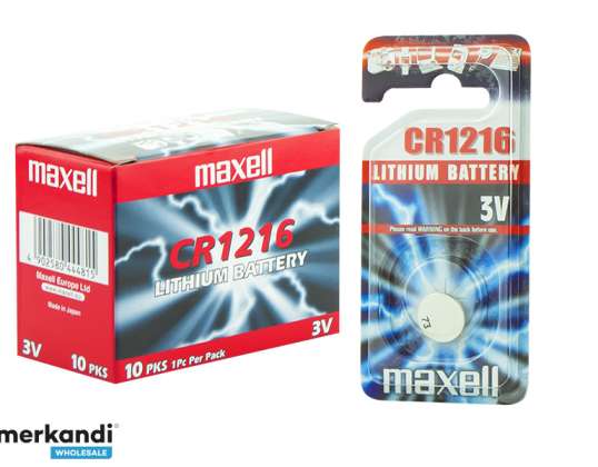 Lithium batterij 3V CR1216 Maxell