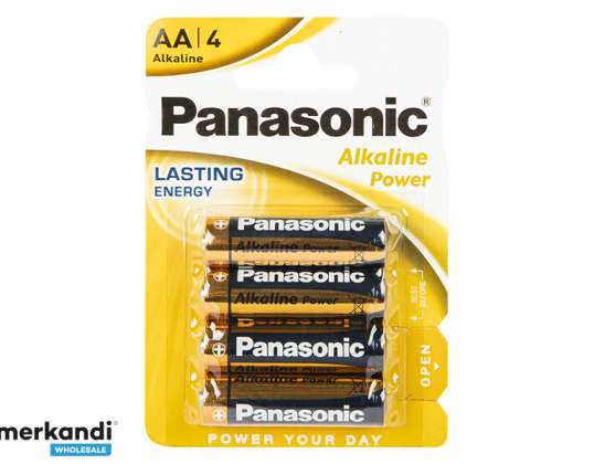 Panasonic AA 1.5 LR6 alkalisk batteri