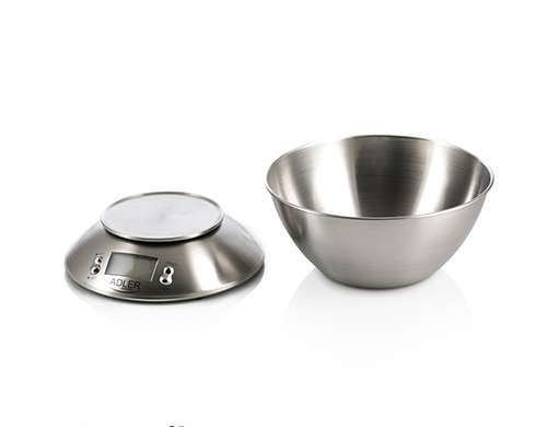 Kitchen scale with bowl