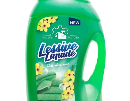 Fabryka higieny detergentów do prania w płynie 5L - 144 prania za 3,34 € - Paleta 432 puszek | 3 Odmiany