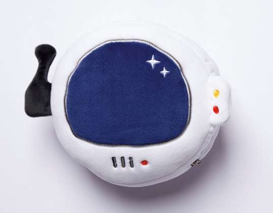 Relaxeazzz plyšový vesmírný kadet Space Travel polštář a oční maska