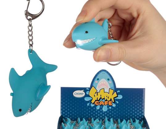 Shark Cafe Hai Audio and Light Keychain Per Piece