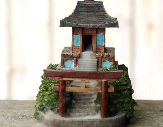 Japanilaisen puutarhan temppelin refluksisuitsukkeiden poltin