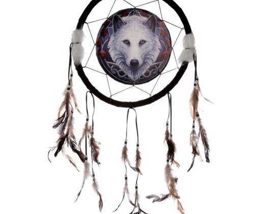 Lisa Parker Protector of the Autumn Wolf Dream Catcher 33cm