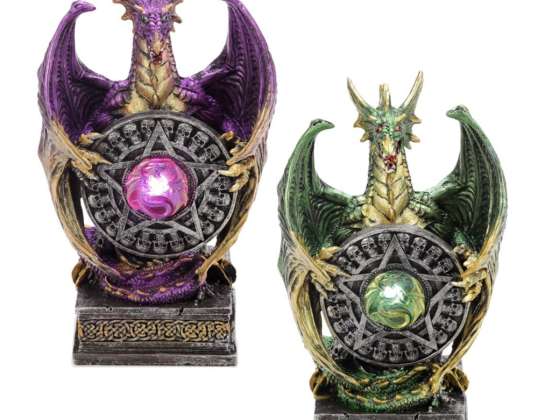 Dark Legends Vortex Dragon con pentacolo LED
