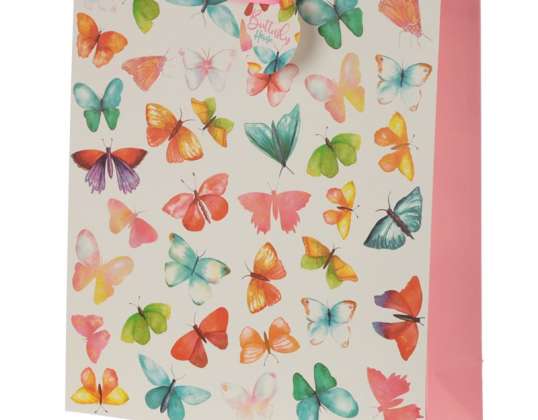 Butterfly House Schmetterling Geschenktasche   Extragroß  pro Stück