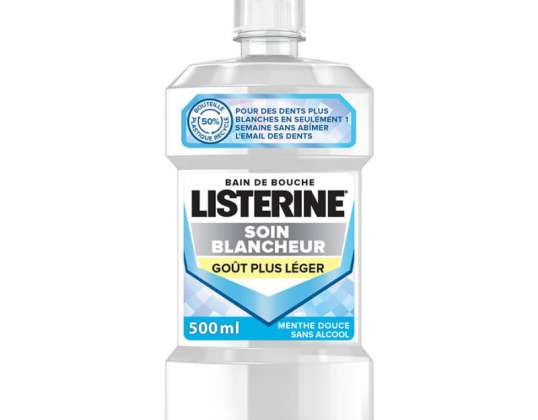 Enxaguantes bucais Listerine 500ml química do oeste