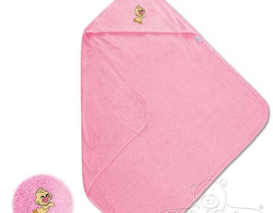 Vaikiškas vonios užvalkalas MAXI roz.100x100