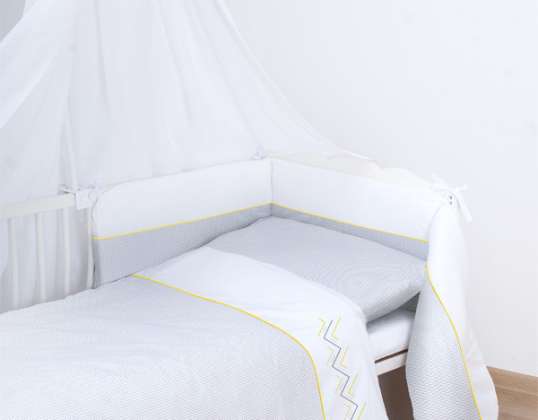 Bedding set 3 pcs. BIANCO Zigzag