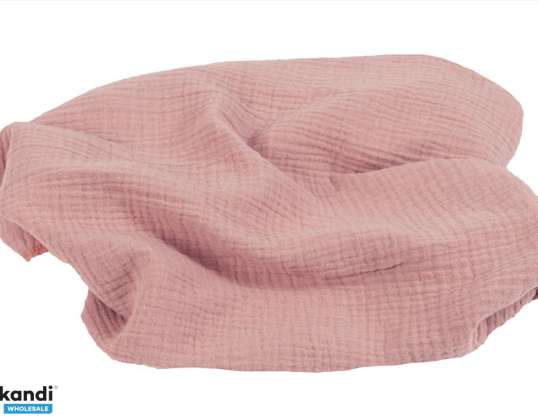 Wickeltuch MUSLIN 100 Baumwolle rosa. 80x120