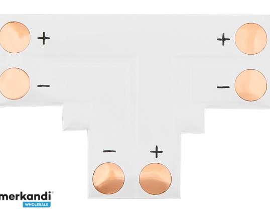 Connector for LED strips type "T" 10mm 2pin