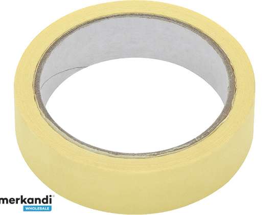 Masking paper tape 25x25m yellow