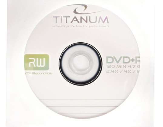 DVD R TITANUM 4 7GB X8 CASE 1 PZ