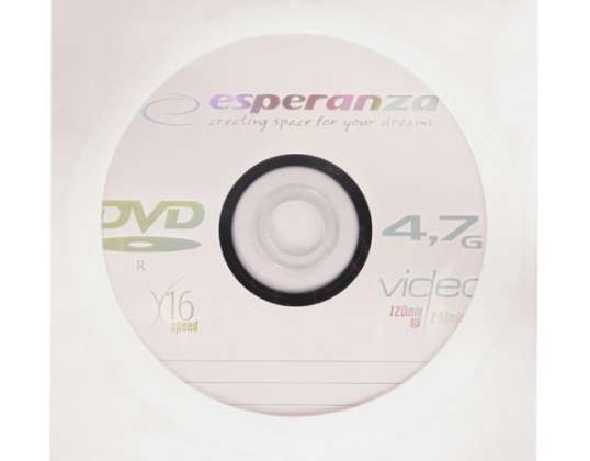 DVD R ESPERANZA 4 7GB X16 KOTELO 1 KPL
