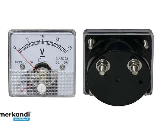 Analog meter voltmeter kw.20V