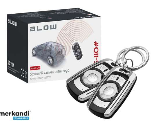 Remote control of the lock center. BLOW S70