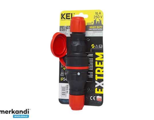 Plug: ZWG 54 socket black/red