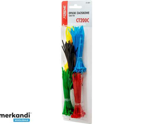Cable ties set color 2 5mm