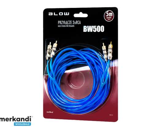 Connection 2xRCA 6mm 5m HQ BLISTER