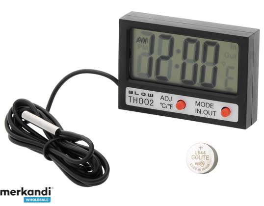 Termometro da pannello BLOW LCD orologio TH002