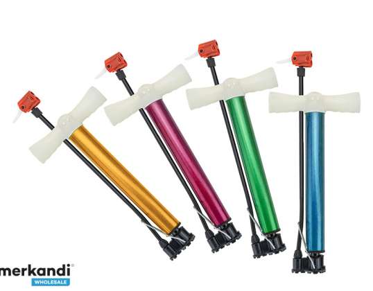 Bicycle pump with color mix hose