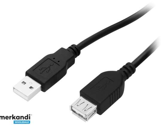 USB A aansluiting A 1 0m WT GN