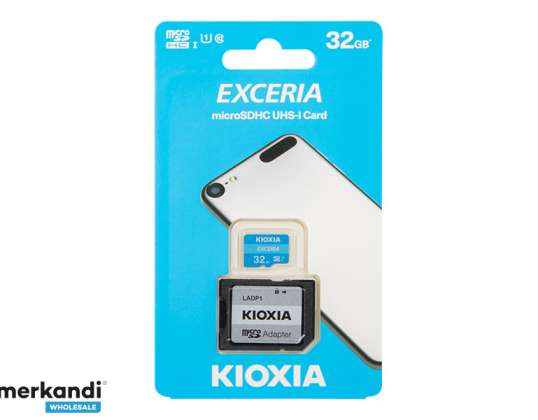 32GB CL10 UHS og KYOXIA microSDHC-kort