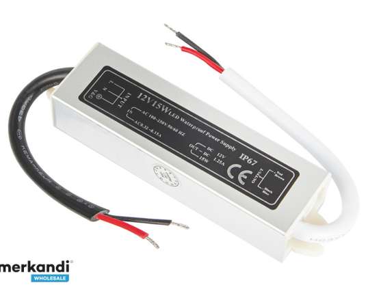 Voeding voor LED systemen 12V/ 1 25A 15W