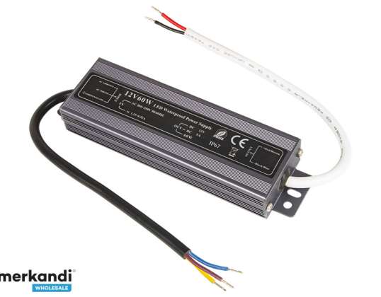 Voeding voor LED systemen 12V/ 5A 60W