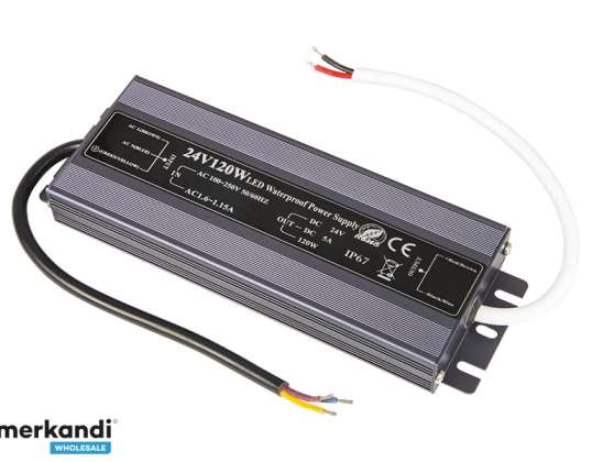 Voeding voor LED systemen 24V/ 5A 120W