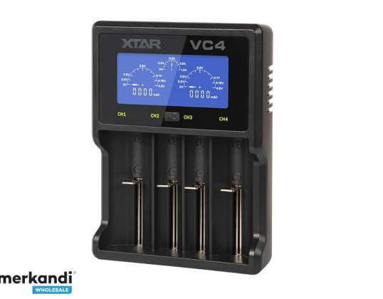 XTAR VC4 charger for 18650 battery