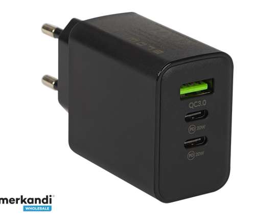 Network charger. USB socket Cx2 USB PD40W