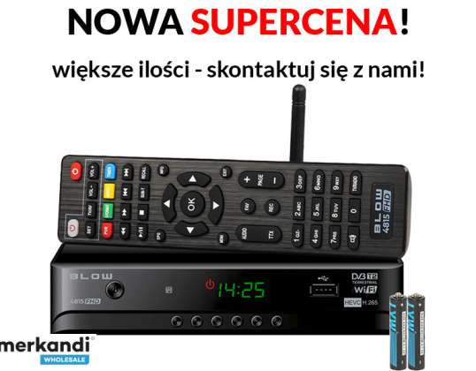 DVB-modtager T2 BLOW 4815WIFI H265'