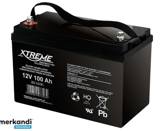 Gel battery 12V/100Ah XTREME weight