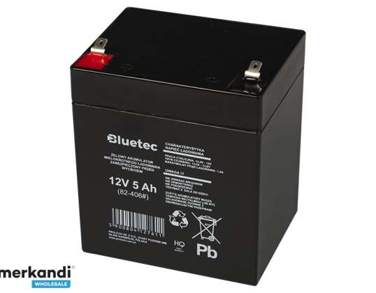Gel batteri 12V 5Ah BLUETEC