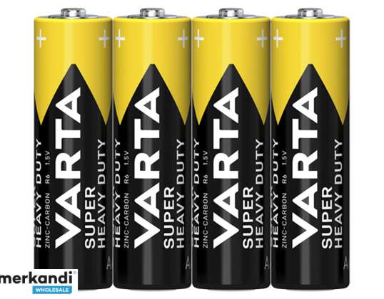 Zinc Carbon Battery AA 1.5 R6 Varta