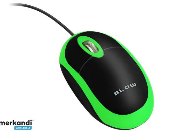 Mysz optyczna BLOW MP 20 USB zielona 84 016#
