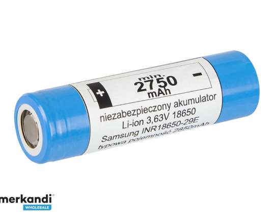 Baterija 18650 li ion SAMSUNG 2750mAh