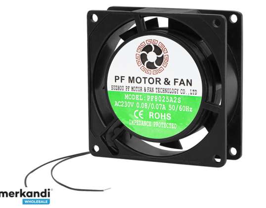 Fan 80x25mm 230V 8025FD slides