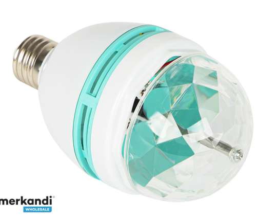 LED lamp E27 3W RGB VK MB004 85 230V