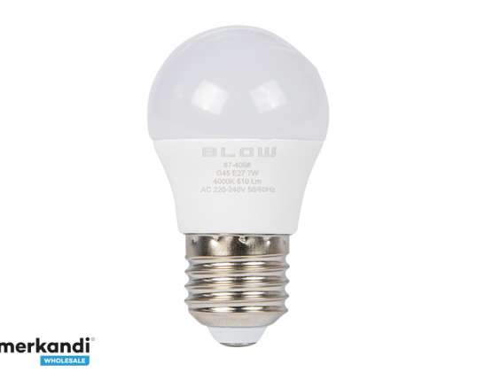 LED-lampa E27 G45 ECO 7W b.neutral