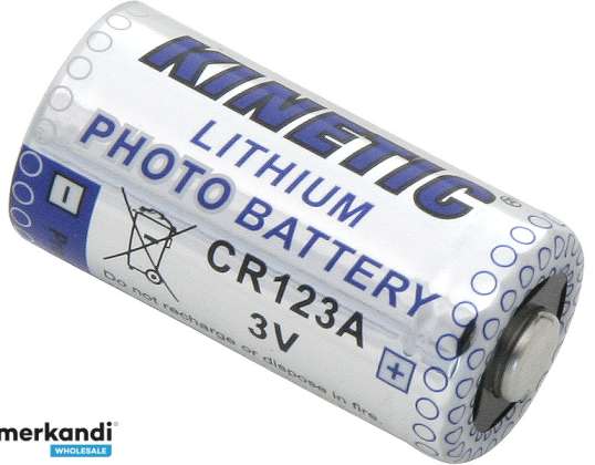 Batteria al litio 3V'CR123 1400mAh