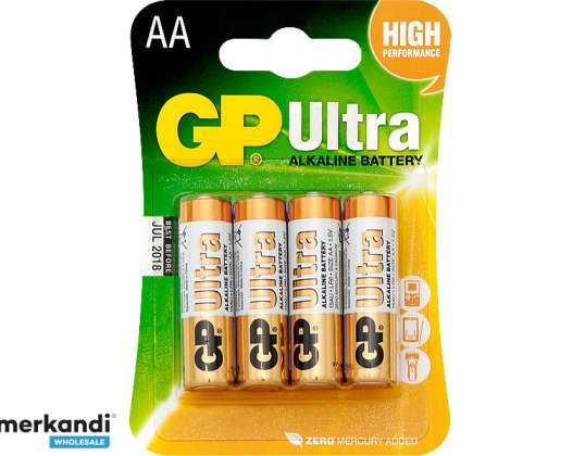 AA 1.5 LR6 GP ULTRA alkalická baterie