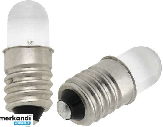 LED bulb with E10 thread z.white