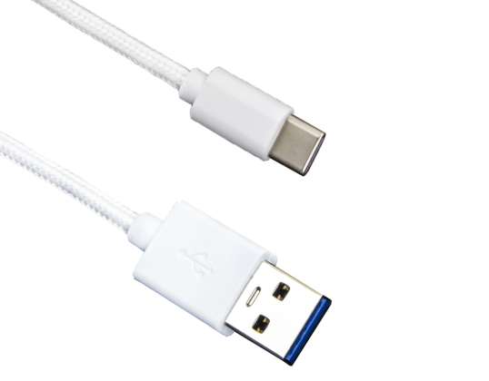 ESPERANZA KABEL USB A USB C 3.1 2M PLETENICA BIJELA