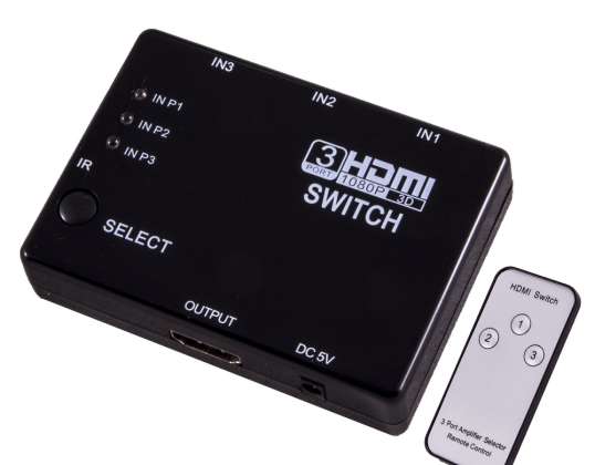 ESPERANZA HDMI SWITCH WITH REMOTE CONTROL
