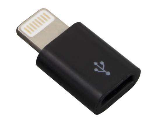 ESPERANZA ADAPTER MICRO USB 2.0   LIGHTNING CZARNY