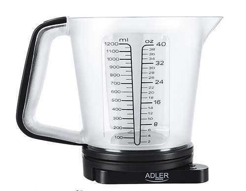 Kitchen scale with mug